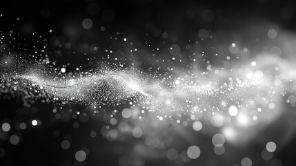 Obraz premium Luminescent White Brilliance: Flash Background