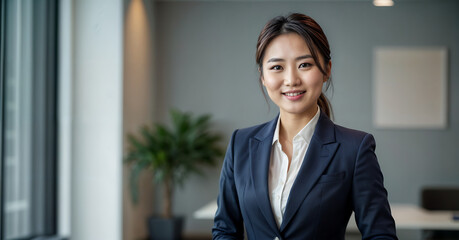 Fototapeta premium portrait of a Asian businesswoman