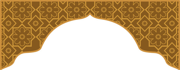 Islamic Frame with Pattern