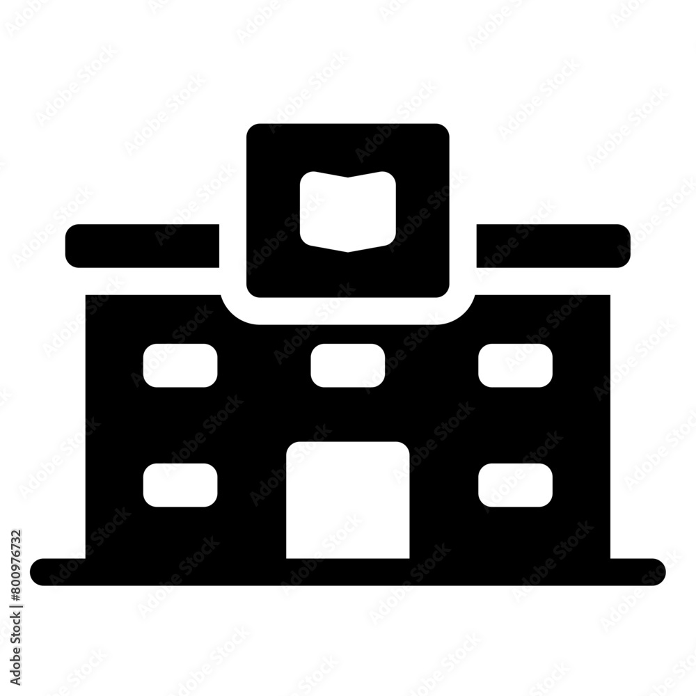 Sticker library icon illustration