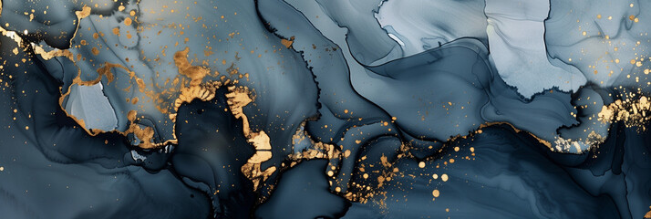 Fototapeta premium abstract black and gold background