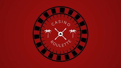 Casino Rotating Roulette Clean Title Intro