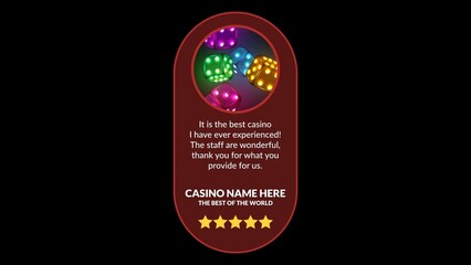 Casino Gaming Review Testimonial Template