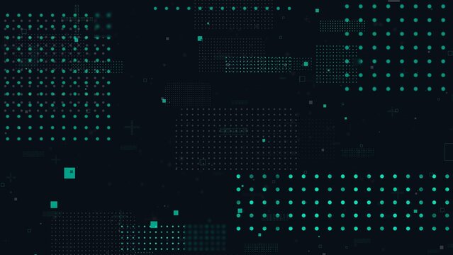 Digital Urban Grid Animated Background (Customizable)