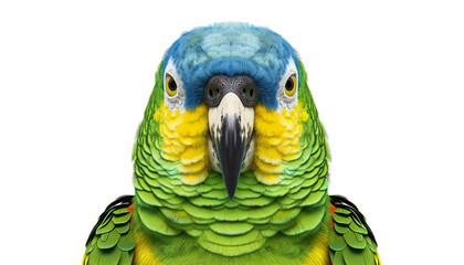 Obraz premium parrot isolated on white background