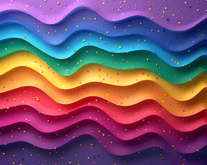 Abstract background with rainbow 
