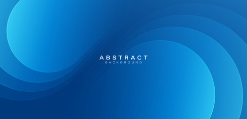 Abstract blue geometric background. Dynamic shapes composition. Modern diagonal rounded shapes. Minimal design. Futuristic graphic. Suit for brochure, banner, corporate, poster, website, flyer