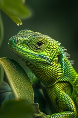 Fototapeta premium AI generated illustration of a Balkan Crested Newt (Triturus ivanbureschi)