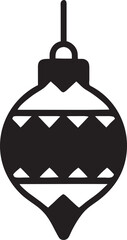 christmas ornament, pictogram