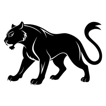 recommend clip art: Panther Vector SVG silhouette illustration, laser cut, Panther Clipart
