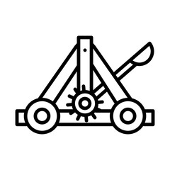Catapult line icon