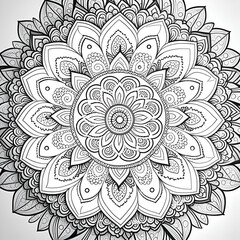 **pattern, mandala style, coloring page, fine contour, white background, unique, original, soft, cozy --v 4** - Upscaled by <@991009703062560778> (fast)