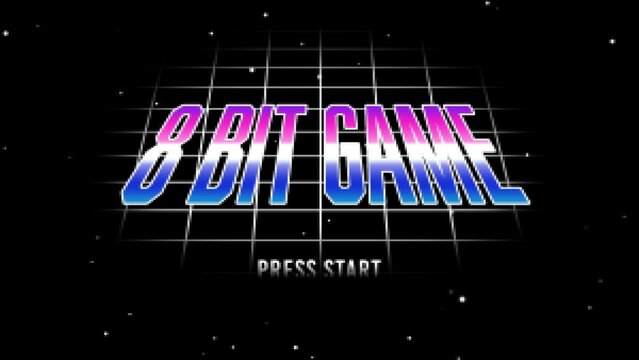 8 Bit Retro Gaming Intro
