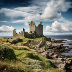 Irische Ruine am Meer