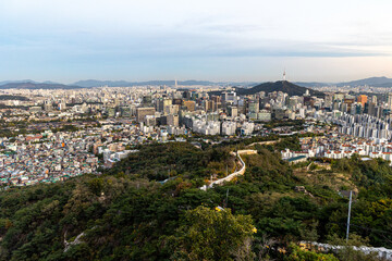 Fototapeta na wymiar Seoul city