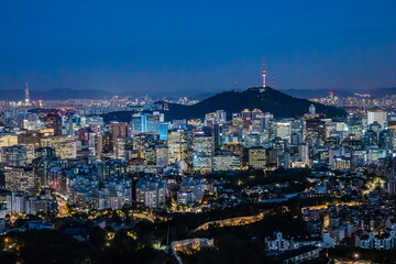 Fototapeta premium Seoul city