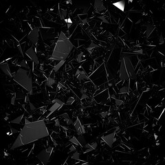 pile of clips on black dark background AI Generative