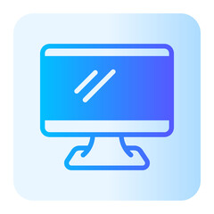 computer gradient icon