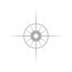 Obraz premium white lens flare