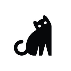 Cat logo. Icon design. Template elements