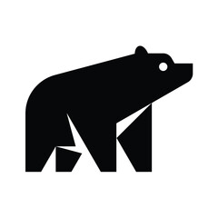 Bear logo. Icon design. Template elements	