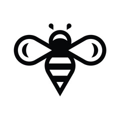 Bee logo. Icon design. Template elements