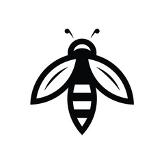 Bee logo. Icon design. Template elements
