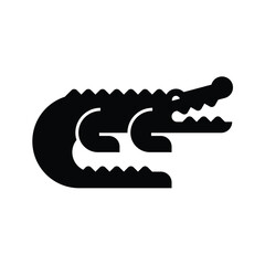 Crocodile logo. Icon design. Template elements	