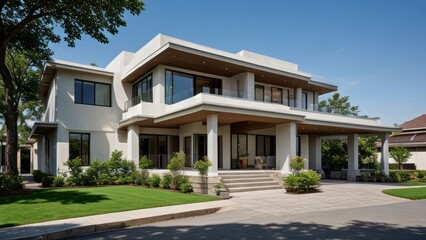 modern luxury villa exterior architecture design