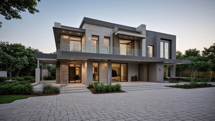 modern luxury villa exterior architecture design
