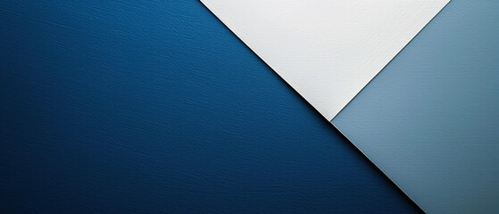 minimalist flat background, deep blue and white,simple shapes