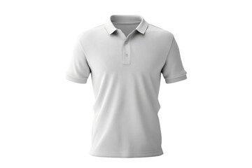 Blank collared shirt mock up template, front and back view, isolated on white, plain t-shirt mockup. Polo tee design presentation for print.