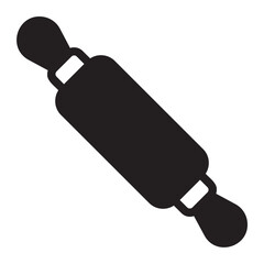 rolling pin glyph icon