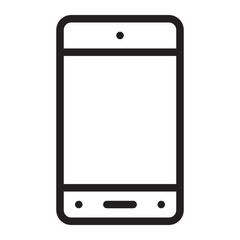 smartphone line icon