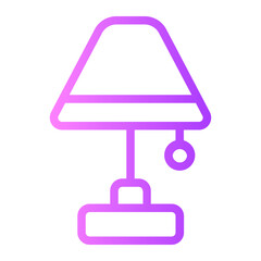 lamp gradient icon