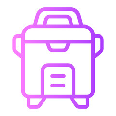 rice cooker gradient icon