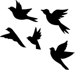 Obraz premium Bird Silhouette