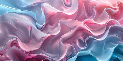 Obraz premium Natural, Undulating Surfaces. Trendy Pink and Turquoise Wallpaper.