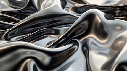 abstract 3D background glossy silk fabric
