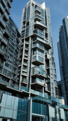 Obraz premium modern luxury tower architecture design