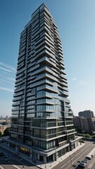 Obraz premium modern luxury tower architecture design
