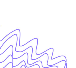 Zigzag monoline purple simple line