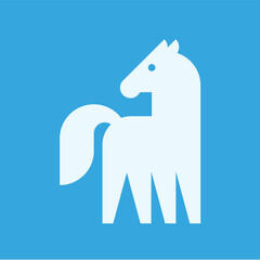 Horse logo. Icon design. Template elements	