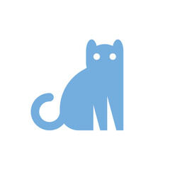Cat logo. Icon design. Template elements	