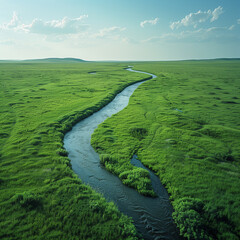 view of the river