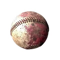 baseball on white background