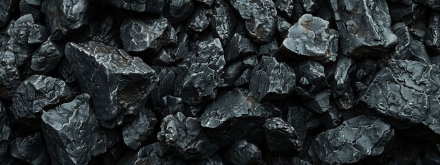 Coal texture. Black coal background. Natural black coal texture.