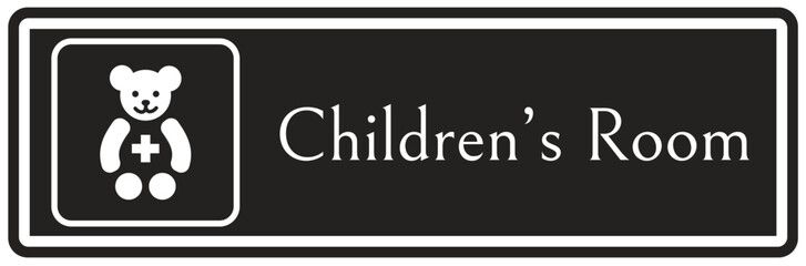 Obraz premium Children room sign
