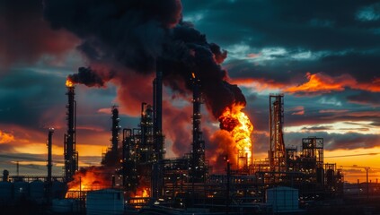 factory smoke from chimneys emissions bad ecology