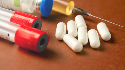 Doping for an athlete. Concept of doping products and testing of athletes for banned substances....